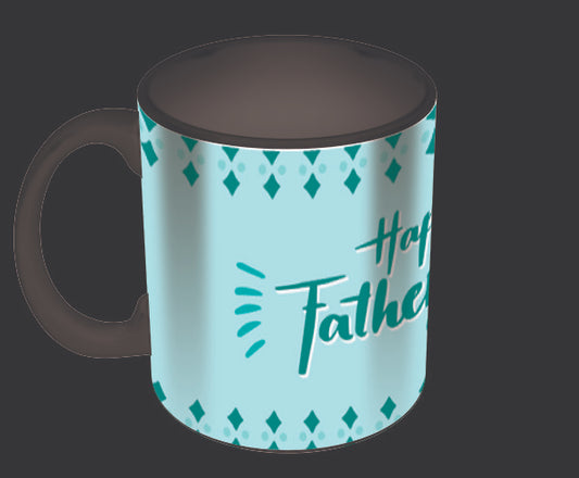 Happy Fathers Day With Cap Coffee Mugs