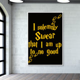 Harry Potter | I Solemnly Swear that i am up to no good Wall Art