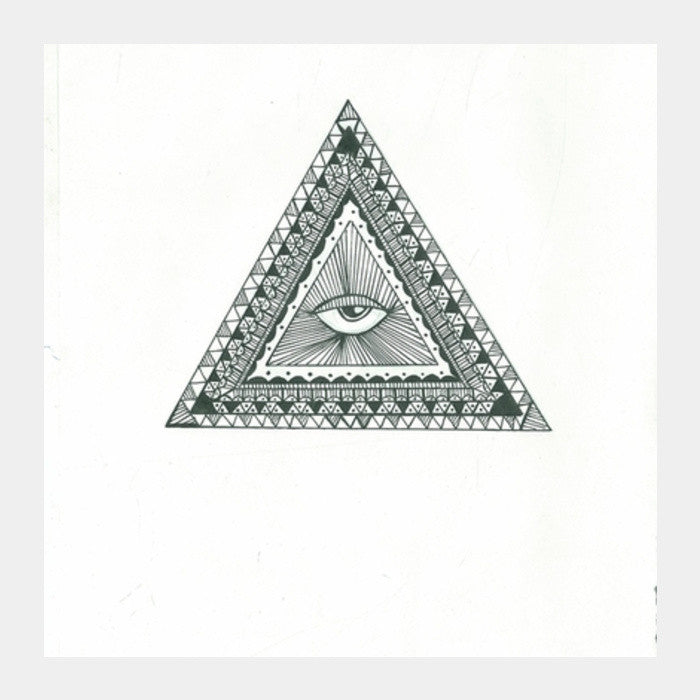 Square Art Prints, we all have a thing for triangles Square Art Prints