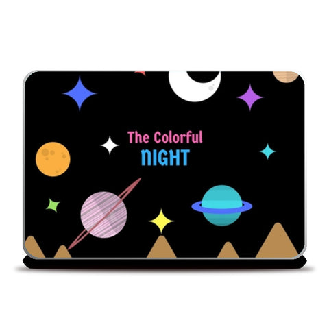 THE COLORFUL NIGHT Laptop Skins