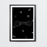 roll the universe Wall Art