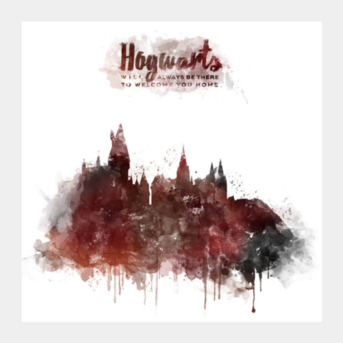 Harry Potter Hogwarts Square Art Prints