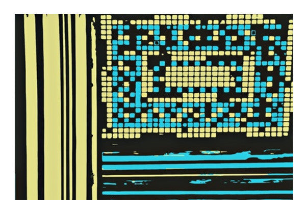 Abstract Lines Boxes Art PosterGully Specials
