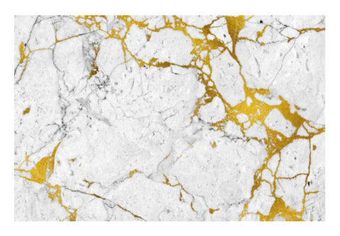 Gold on marble Wall Art