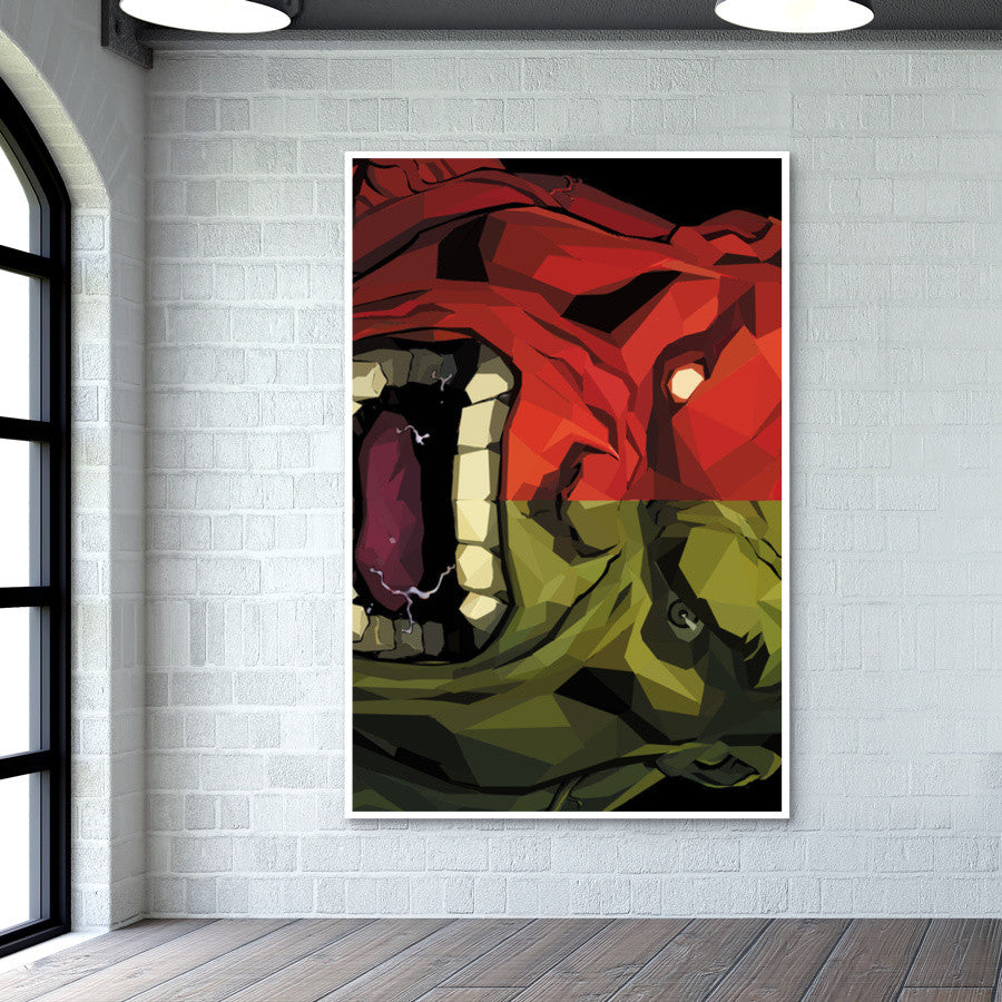 Incredible Hulk Smash  Wall Art