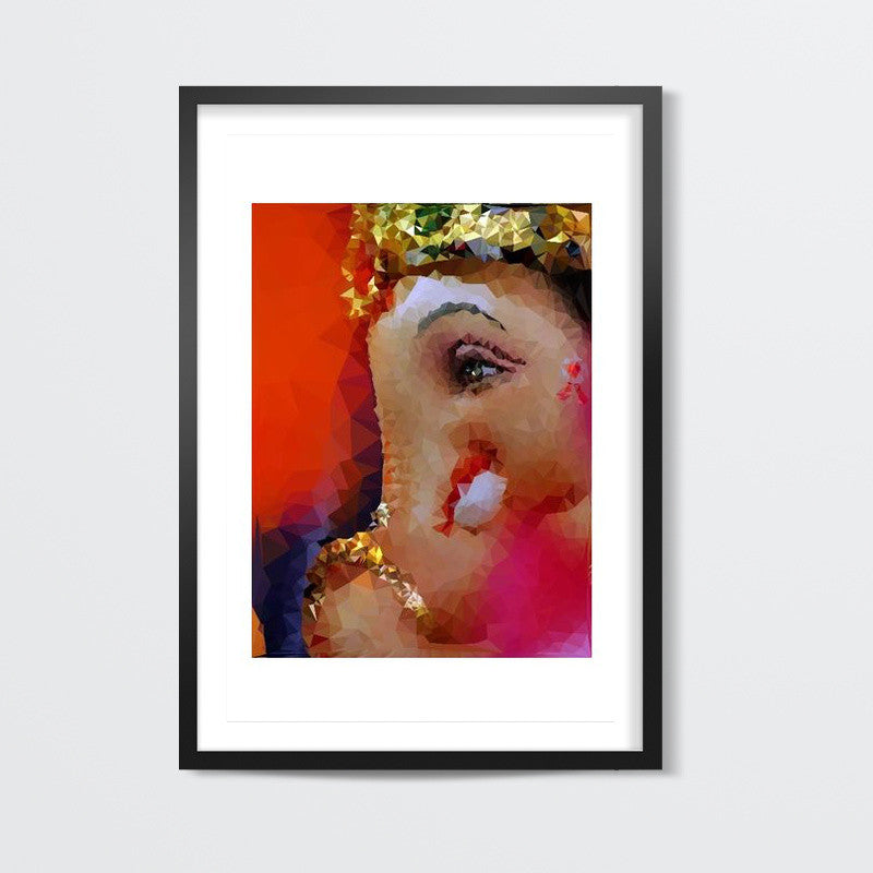 Ganpati Low Poly Wall art
