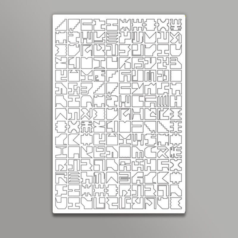 Printed Pixels Wall Art