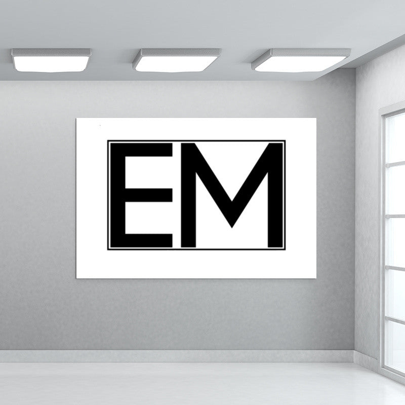 EMINEM | EM | minimal Wall Art