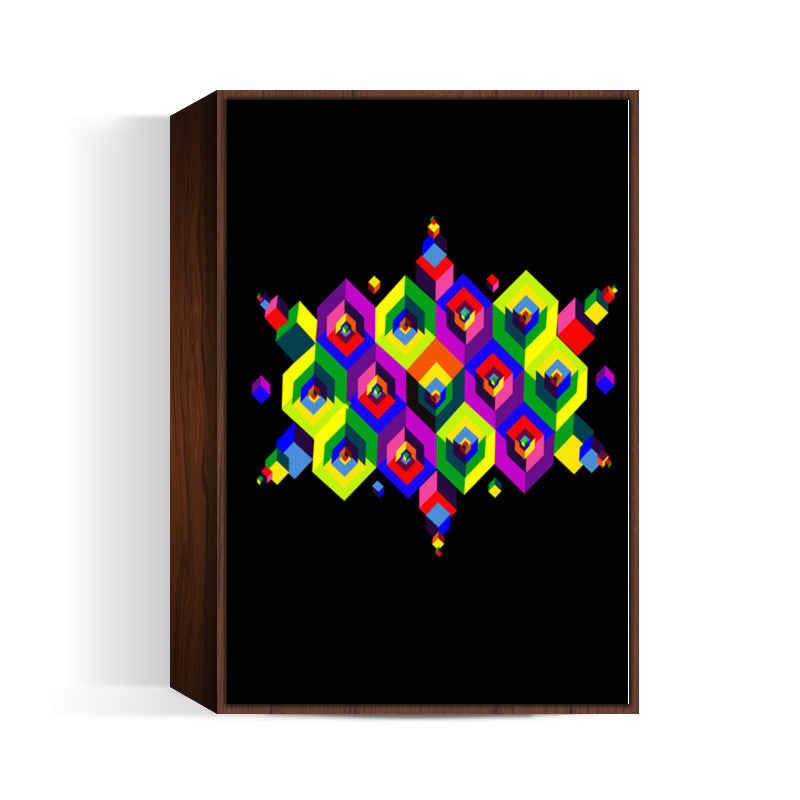 Cube Dimension Wall Art