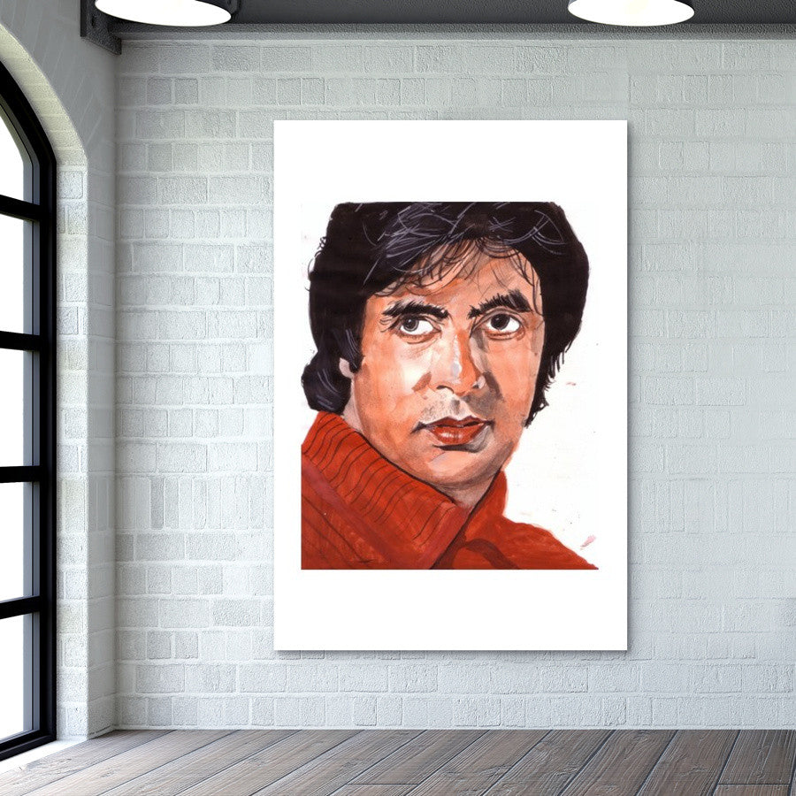 Amitabh Bachchan is the superstar who gets better with age Wall Art