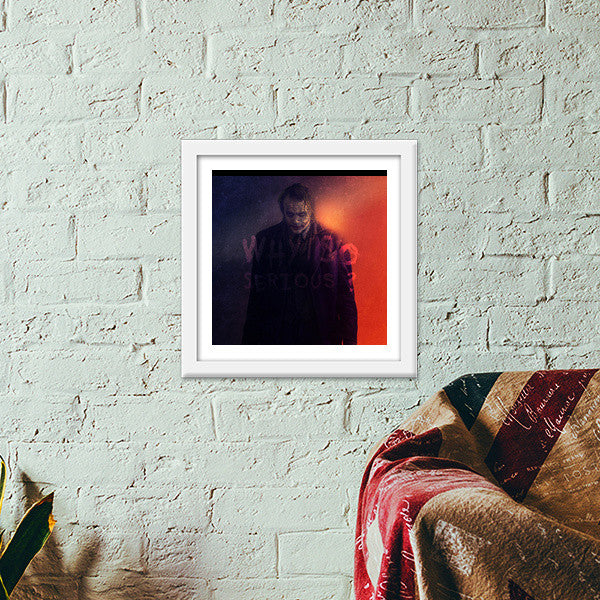 Joker | Why So Serious Premium Square Italian Wooden Frames