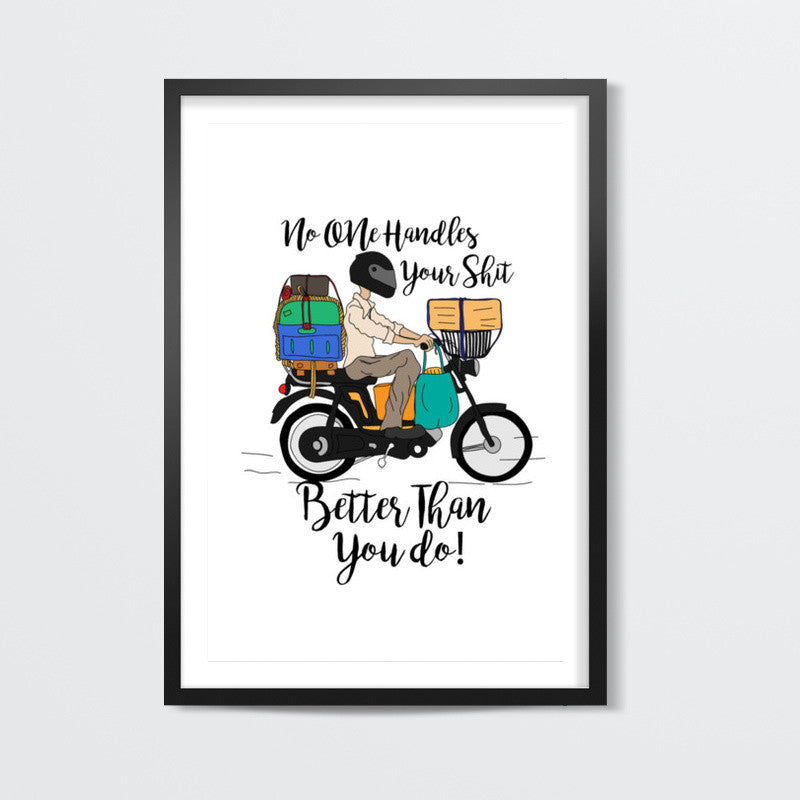 Handle Life Wall Art