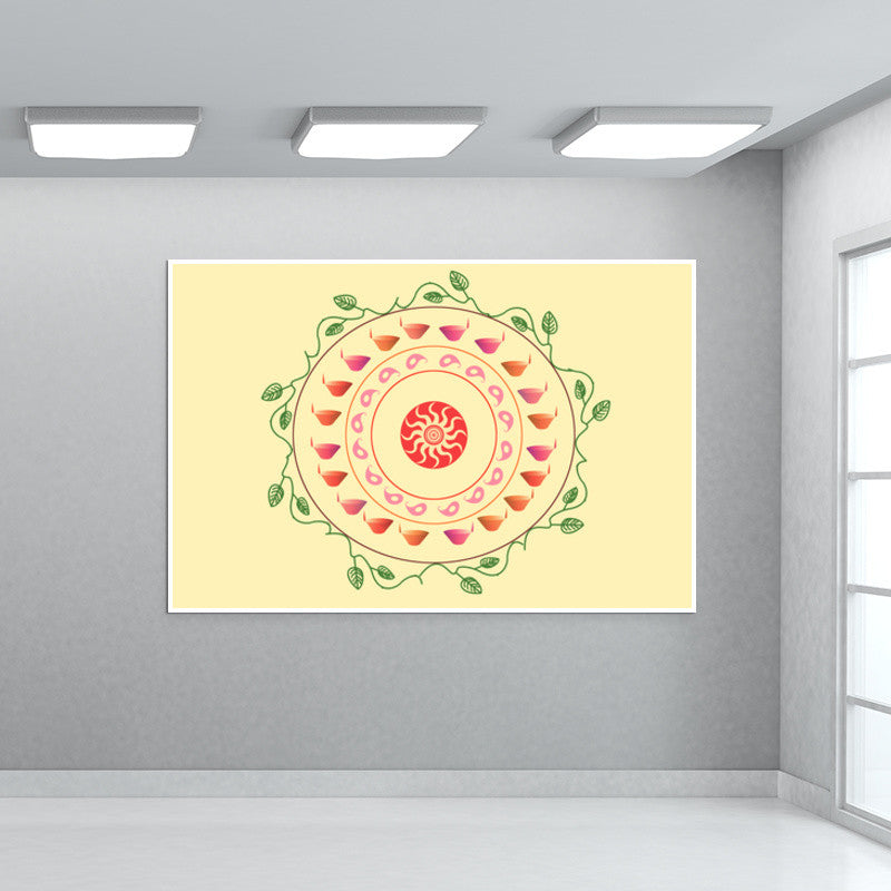 Diya Wall Art
