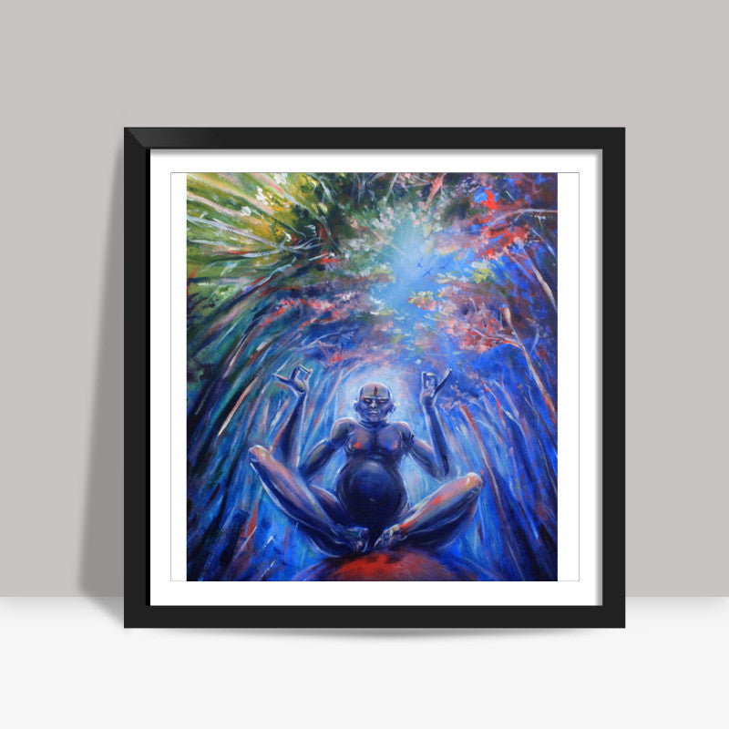 Meditate Square Art Prints