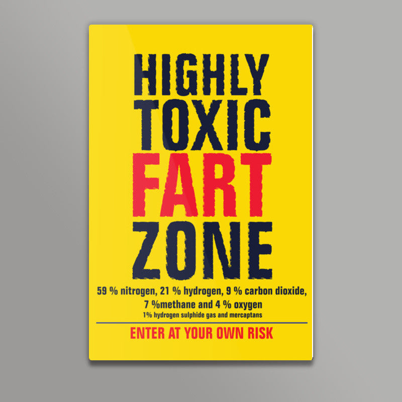 funny-fart zone Wall Art