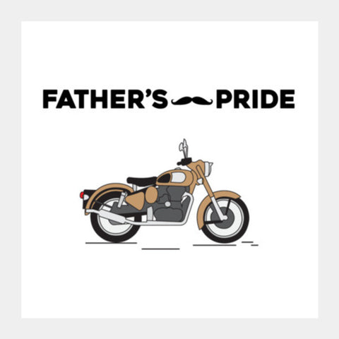 Fathers Pride Square Art Prints