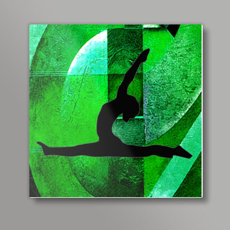 Yoga Everyday Square Art Prints