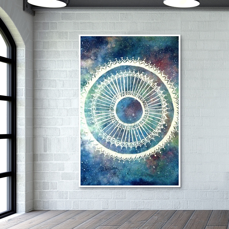 Galaxy Mandala Wall Art