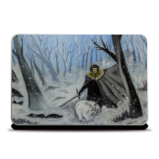 Jon Snow from Game of Thrones (Winter is Coming) Laptop Skins