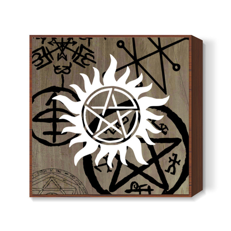 Supernatural Anti possession Square Art Prints