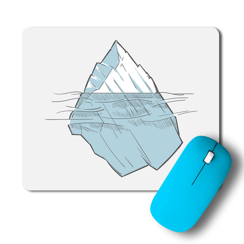 Tip Of The Iceberg Minimal Artwork Mousepad