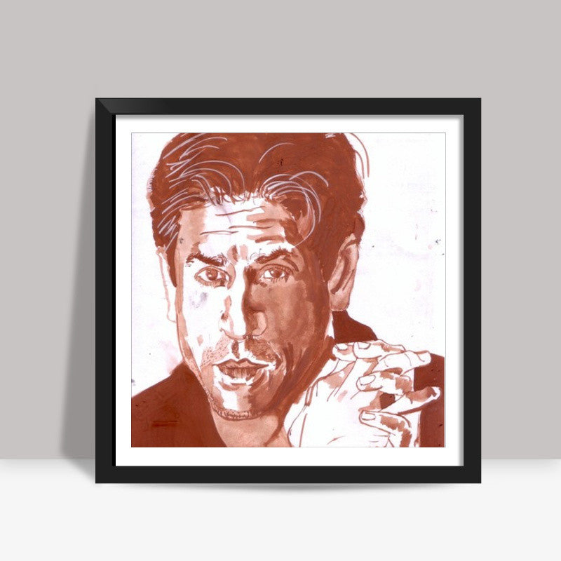 Shah Rukh Khan is a self-made superstar Square Art Prints