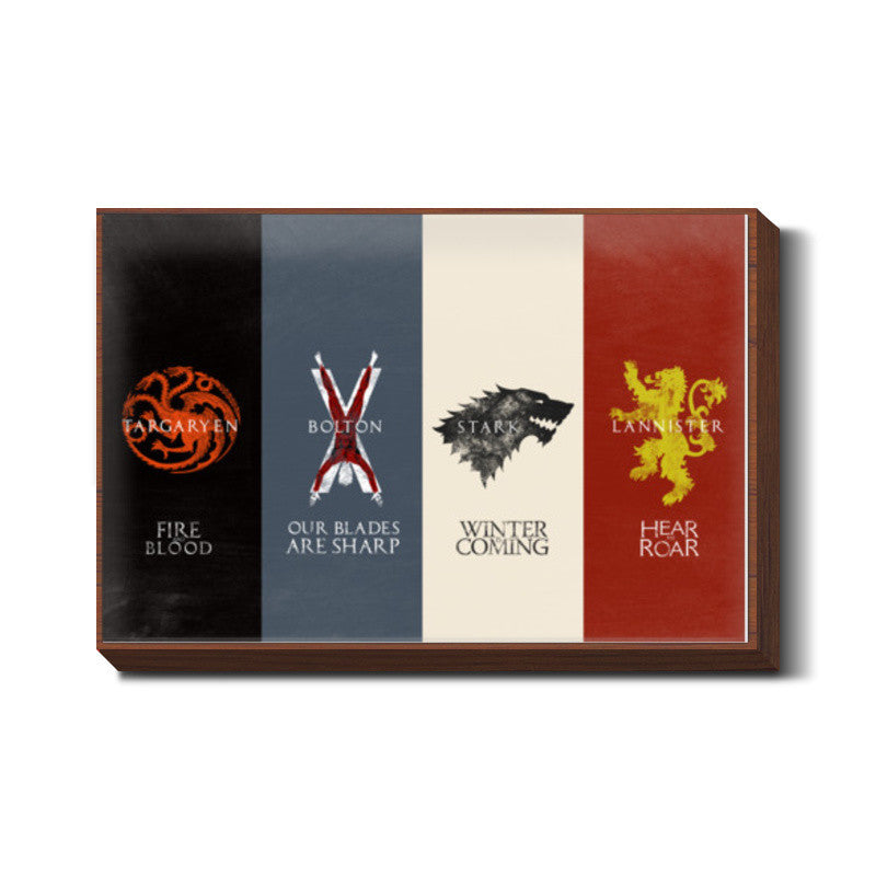 Game of Thrones Factions Wall Art