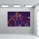 Messi Suarez Neymar Barcelona Wall Art
