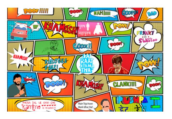 BOLLYPOP Wall Art PosterGully Specials