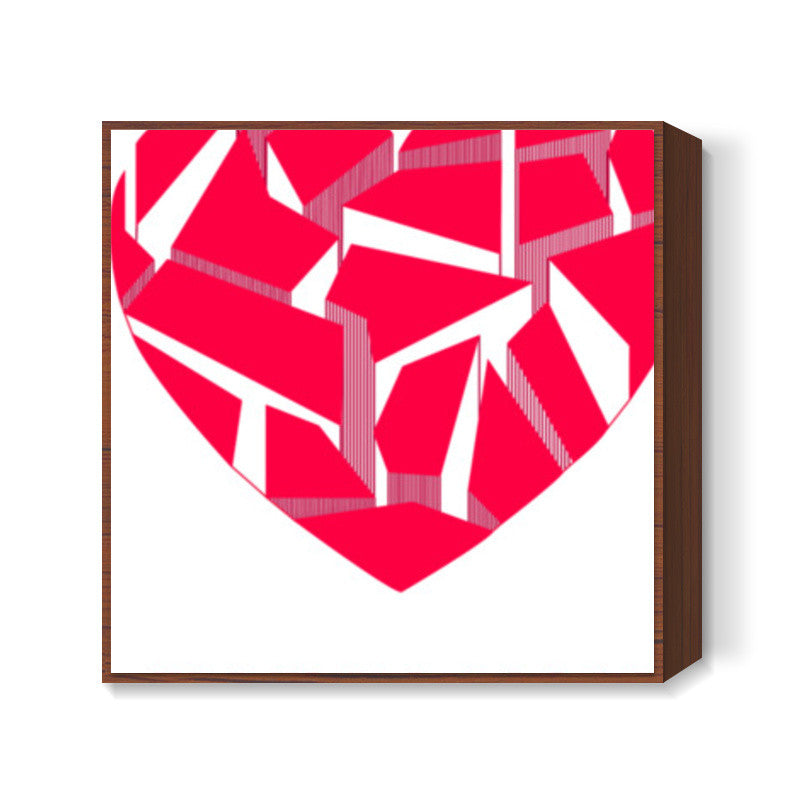 Tectonic Heart ! Square Art Prints