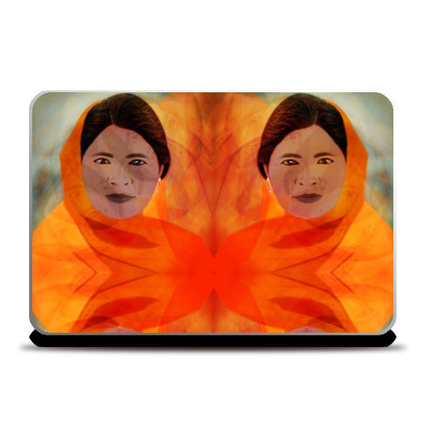 Becoming The Fire - Indian Woman Laptop Skins