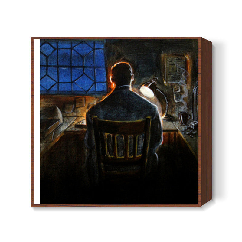 Mr. Studious Square Art Prints