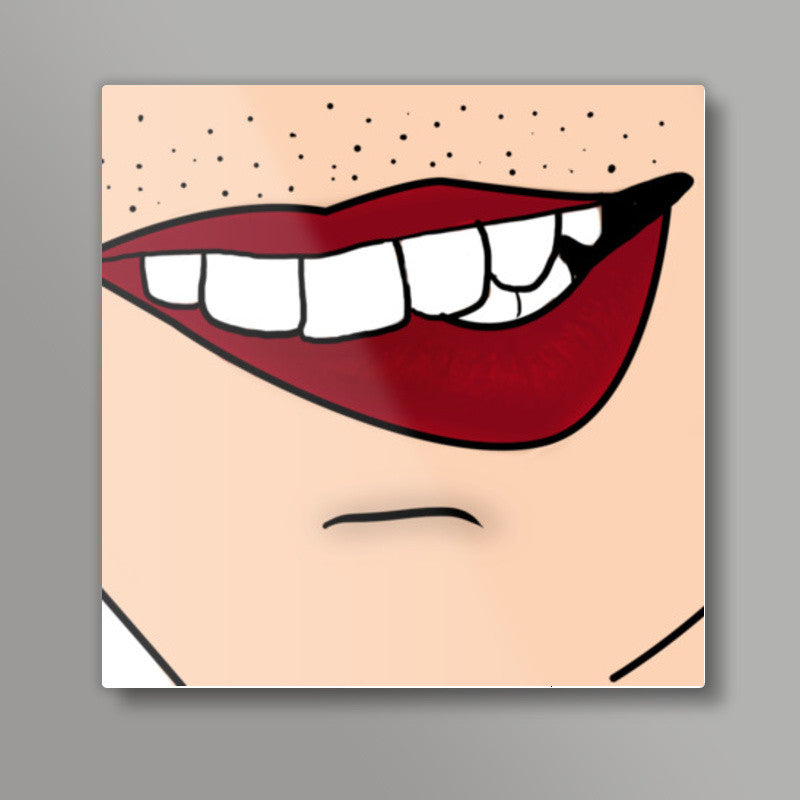lips Square Art Prints