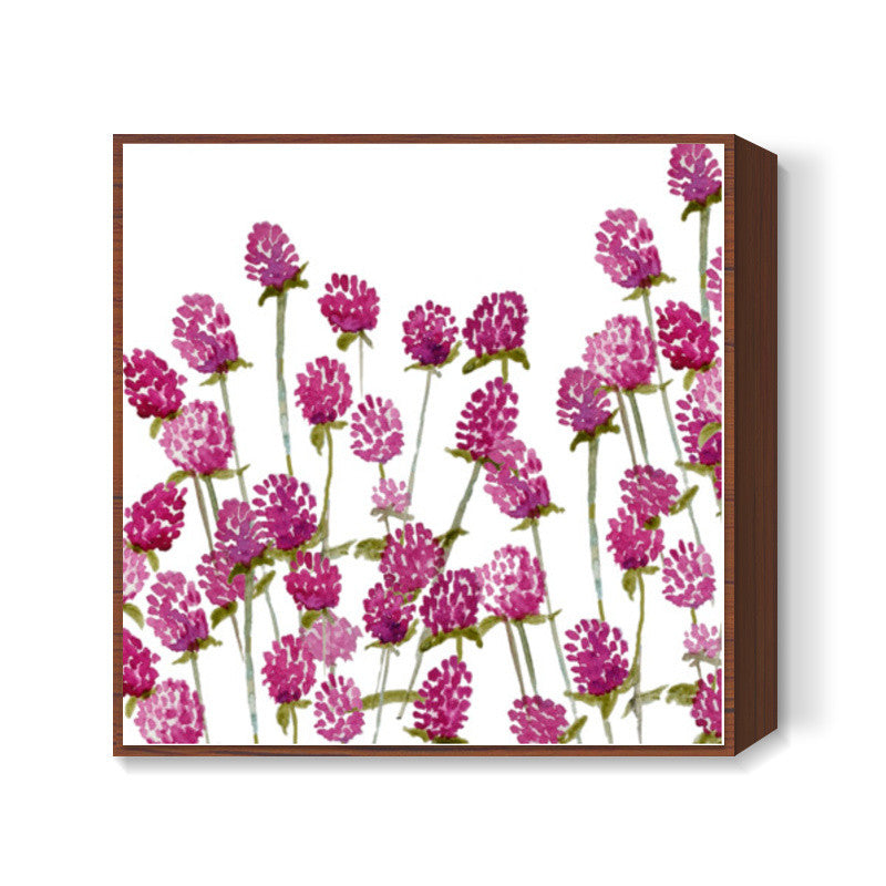 Beautiful Summer Floral Design Square Art Prints