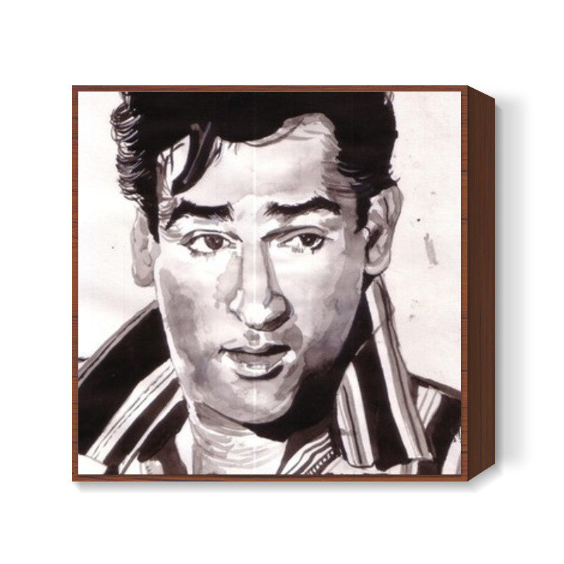 Dance enthusiast and Bollywood star Shammi Kapoor made choreographers dance to his tunes Square Art Prints