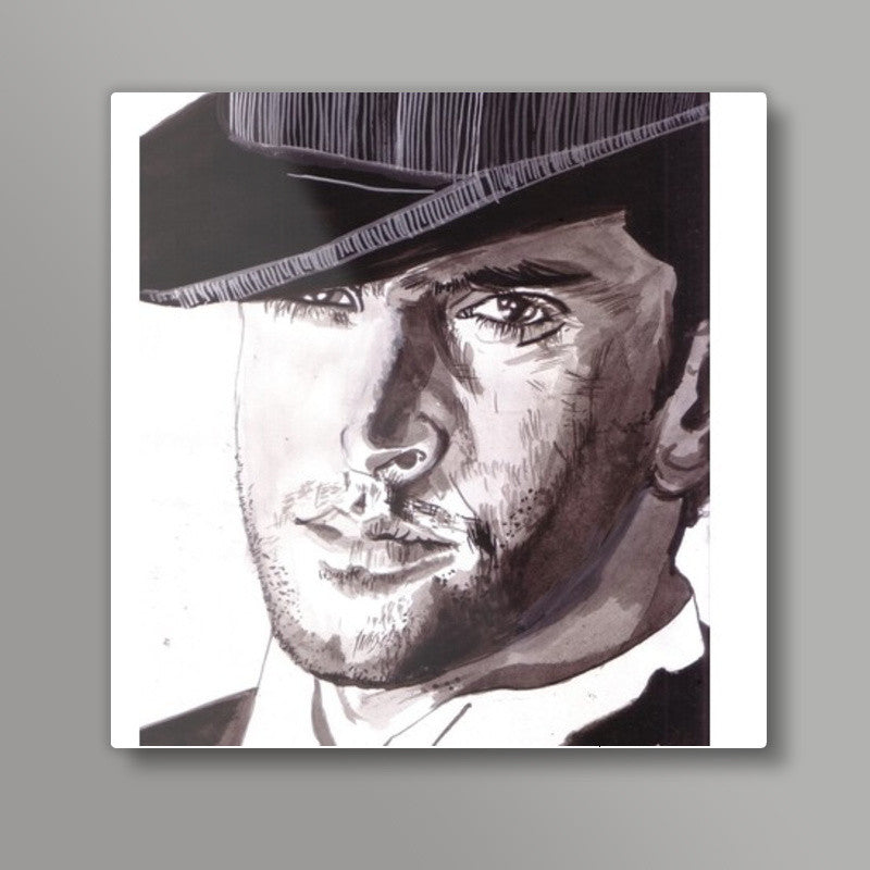 My eyes tell the story of my passion, says Hrithik Roshan Square Art Prints