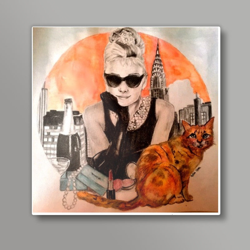 Breakfast at Tiffanys Square Art