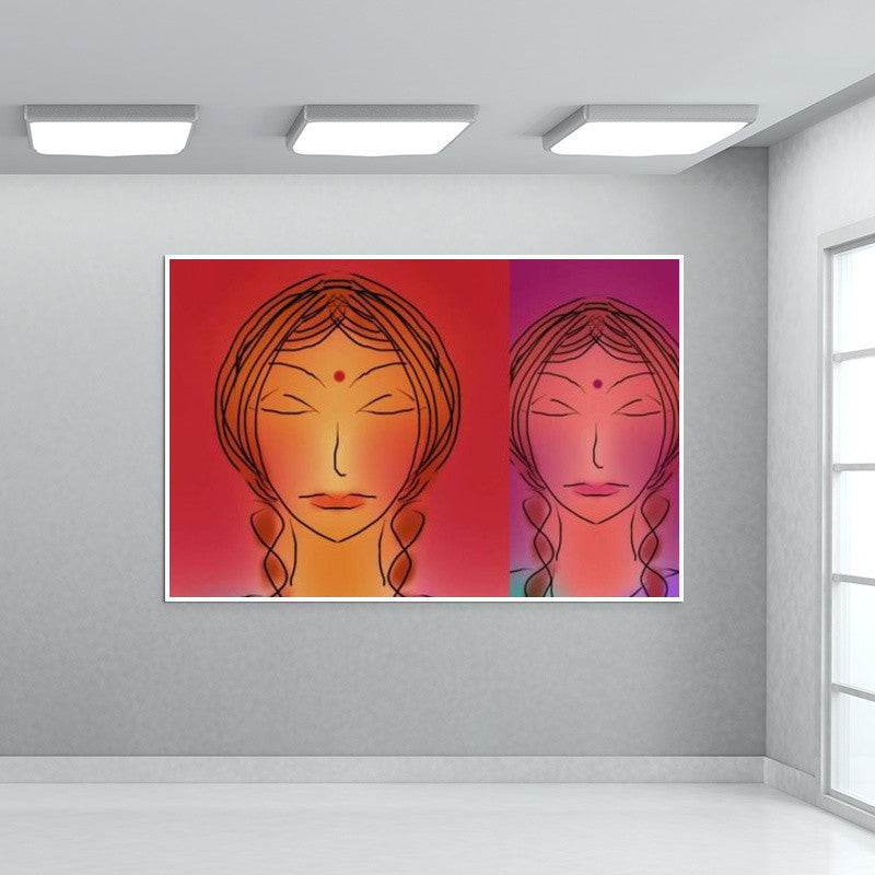 O meri pyari Bindu Wall Art