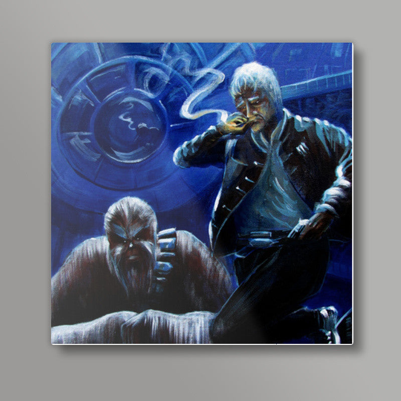 Solo Duo - Painting Square Art Prints