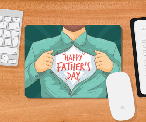 Fathers Day On Chest | #Fathers Day Special  Mousepad