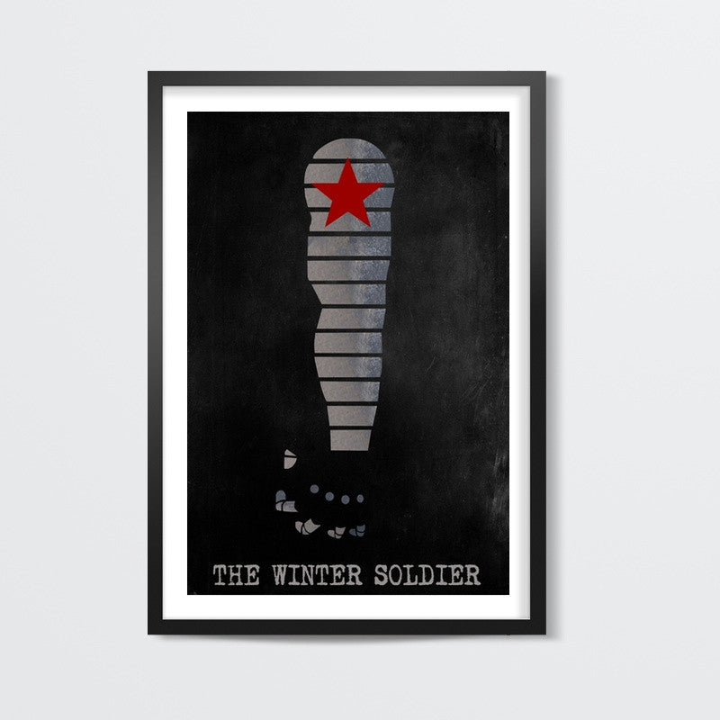 Winter soldier captain america Wall Art