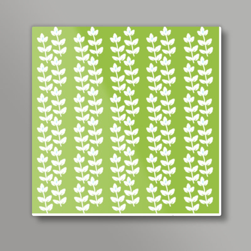 Leaf/Leaves Doodle Pattern Nature Square Art Prints