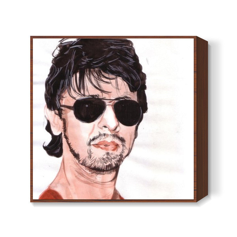 Sonu Nigam is a versatile singer Square Art Prints