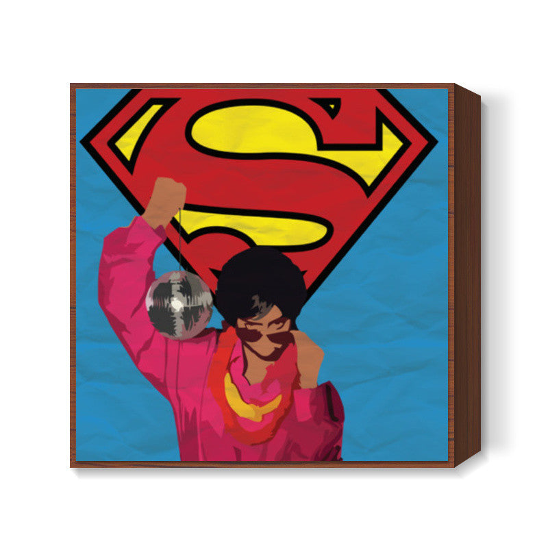 SUPERWOMAN-LILY SINGH Square Art Prints