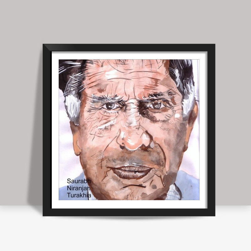 A promise is a promise, believes Ratan Tata Square Art Prints