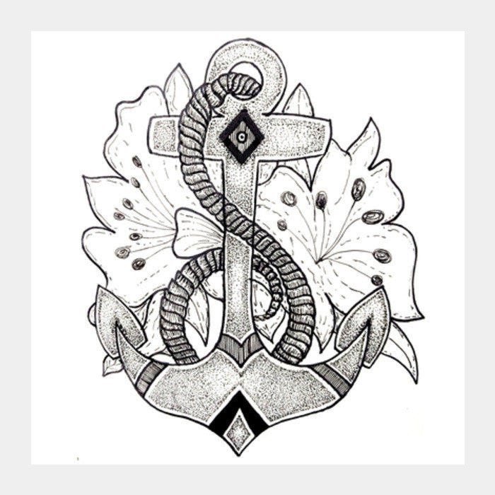 Anchored Square Art Prints PosterGully Specials