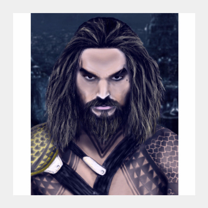 Square Art Prints, Aquaman the King of Atlantis, - PosterGully