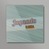 Jugaadu Banda (Texture Back) Square Art Prints