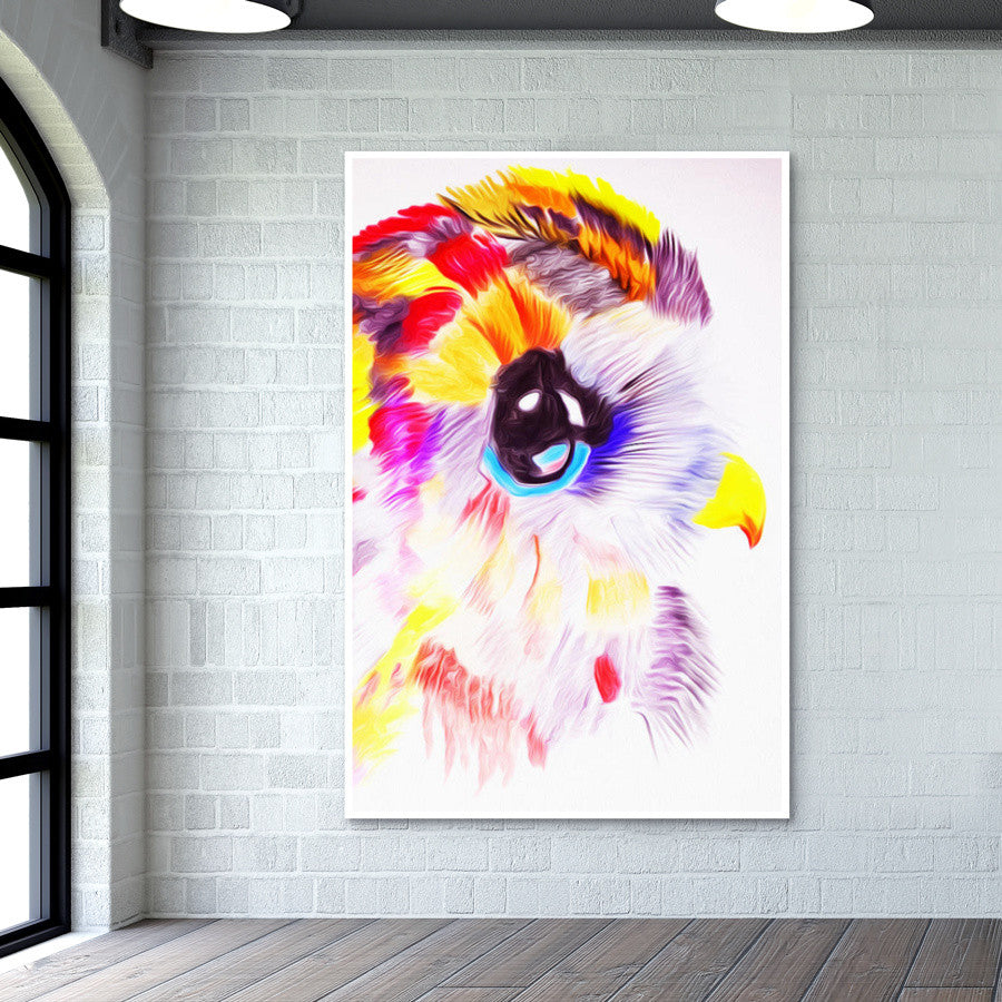 Colorful owl Wall Art