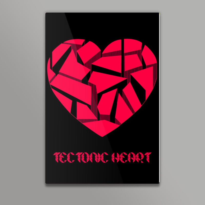 Tectonic Heart ! Wall Art